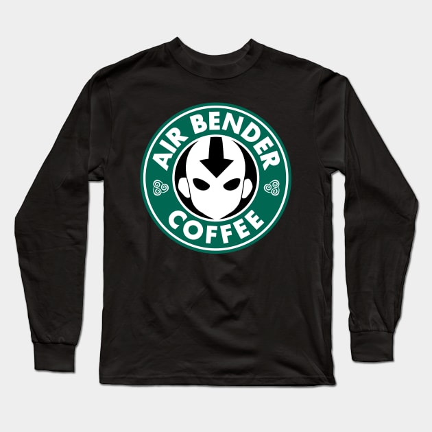 Air Bender Coffee Long Sleeve T-Shirt by peekxel
